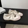 Sapatos Mary Jane De Xun Femininos Retrô Solado Macio Versátil 2026 Verão Novo Esportivo Casual Ballet Sola Macia Sapatos de Uma Sola