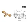 Legris Industrial Tipo de Manguito de Cobre Comprimido Junta Positiva Tipo T Rosca Externa 0108 10 17