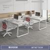 Escritorio de Oficina Escritorio de Oficina Hogar Gabinete con Cajones Mesa para 2 Personas Combinación de Mesa y Silla Mesa Moderna Simple