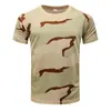 Shanxing Ropa de Camuflaje para Hombre de Manga Corta de Verano de Secado Rápido para Deportes y Fitness Ropa de Entrenamiento Camiseta Táctica Venta al por Mayor en Stock