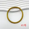 Pulsera de Silicona Brillante Europea y Americana Transfronteriza Nueva Placa Metálica Ligera Color Oro Foil 0.5 Pulsera de Silicona para Mujer