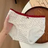 História Divertida de Criança~10A Roupa Íntima Feminina de Algodão Puro Antibacteriano com Reforço Estendido, Calcinha de Algodão Colorido Classe A para Meninas de Cintura Média