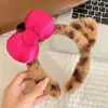Faixa de cabeça de desenho animado para lavar o rosto para mulheres, nova faixa de cabeça de pelúcia 2026 para maquiagem, presilha de cabelo fofa, elástico de cabelo, acessório de cabeça