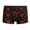 2025 Novo Dia dos Namorados Transfronteiriço Casal Tendência Estilo Desenho Animado Shorts Masculinos Respiráveis Cuecas Estampadas 3D