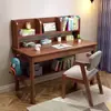 Escritorio Simple de Madera Maciza, Escritorio de Oficina, Mesa de Estudio, Silla de Estudio de Estilo Nórdico Moderno, Juego de Mesa y Silla para Estudiar Infantil