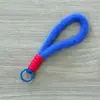 Lanyard de Muñeco de Peluche Colorido para Teléfono, Correa Corta para Muñeca, Llavero para Funda de Teléfono, Correa Antiperdida, Accesorio para Bolso