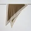 Nuevo pañuelo triangular de moda y sencillo estilo coreano, agradable para la piel y suave, chal triangular de seda artificial con un tacto de alta gama, combinado con un pañuelo triangular de seda