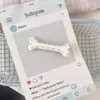 Novo Estilo 2026 Presilha de Cabelo com Pontos Creme, Grampo de Cabelo Versátil e Fashion para Franja e Lados, Adequado para Meninas Jovens e Estudantes