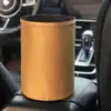 Papelera de cuero para coche, de gran venta transfronteriza, plegable y multifuncional, para colgar en el respaldo de la silla.