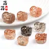 Colgante de Cristal Negro Dorado Natural Tallado Pixiu Super Colgante Pequeño de Cristal Accesorios para Manualidades Venta al por Mayor