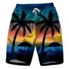 Pantalones Cortos de Playa de Verano Europeos y Americanos Transfronterizos Calavera Calavera Impresión 3D Sueltos Pantalones de Playa Moda Casual para Hombre