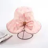 2026 Novo Chapéu de Sol Elegante de Aba Larga Estilo Nacional Casual Feminino para Primavera e Verão Chapéu Dobrável com Proteção Solar