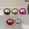 Mini bolso de mano acrílico transfronterizo 2026, nuevo estilo de moda en colores caramelo, bolso de hombro versátil con cadena para mujer