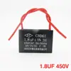 Capacitor de Partida para Ventilador Cbb61 1/1.2/1.5/1.8/2.5/3/4/6Uf450V Faixa Universal Coifa Ventilador de Teto