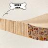 Tabla Rascadora de Cartón Corrugado para Gatos Multiforma Tabla Recta Sofá Juguete para Gatos Sin Desprendimiento de Desperdicios Afilador de Uñas Integrado Juguete para Gatos Resistente al Desgaste