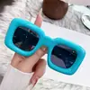 Óculos de Sol Quadrados Fofos Espessos de Bolha Infantis Transfronteiriços Óculos para Meninas Acessórios Divertidos para Bebês e Crianças Óculos de Sol Protetor Solar