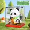 Gran Adorno de Panda de la Fortuna Chino Solar Automático con Movimiento de Mano de 3 Pulgadas Tienda de la Compañía Decoración de Regalo Atracción de Fortuna