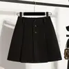 Falda de Verano 2026 Nueva de Cintura Alta Adelgazante Línea A, Falda Holgada de Moda y Versátil, Falda de Paraguas Casual Estilo Coreano Tallas Grandes