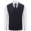 Suéter colete de malha para comércio exterior transfronteiriço, peça íntima masculina para outono e inverno, quente, justo, colete de malha jaqueta estilo masculino