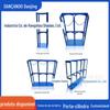 Rack para Cilindros de Gás Oxigênio-Acetileno de 40 Litros, Suporte para Cilindros, Carrinho de Ferramentas para Cilindros, Carrinho de Transporte e Manuseio, Carrinho de Mão