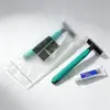 Set de Artículos de Aseo para Hotel, Cepillo de Dientes Desechable, Peine, Gorro de Ducha, Kit de Cuidado, Personalizable, Materiales Ecológicos