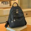 Mochila Pequeña Retro Estampada al por Mayor Transfronteriza Nueva Moda Textura Casual Mochila Estilo Coreano Bolsa de Viaje para Commuter