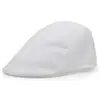 Comércio Exterior Transfronteiriço Chapéu Boina de Algodão e Linho Boné Retro com Aba Chapéu de Jovem (Newsboy) de Cor Sólida Venda Quente AliExpress