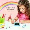 Mini Quadro de Rabiscos Chaveiro Desenho Infantil Quadro de Rabiscos Fofo Pingente de Mochila Escolar Presente Criativo de Descompressão Atacado