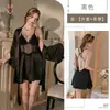 Kamai Xue Pijamas Sexys Satén Encaje Camisón Francés Espalda Descubierta Conjunto Puro Deseo Camisola Conjunto de Ropa para el Hogar 2172