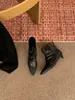 Nueva Colección Otoño/Invierno 2026: Botines de Tacón de Gato con Punta Cuadrada y Diseño de Patchwork Fruncido - Botas de Moda para Mujer