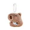 Llavero de Capibara de Peluche Colgante Pequeño Colgante para Mochila Regalo Pequeño Creativo Juguete de Máquina de Garra Venta al por Mayor