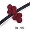 Caja de Regalo Bai Xi Zapatos de Hebilla de Tres Ruedas Botones de Ropa para Niños Traje Tang Cheongsam Botones de Hebilla de Disco de Estilo Chino Material de Nailon