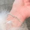 Pulsera Extremadamente Fina de Perlas de Plata para Mujer 2024 Nuevo Alto Gama Lujo Ligero Nicho Exquisito Pulsera Apilable Accesorios