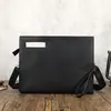 Bolso Cruzado de Cuero Crazy Horse Transfronterizo para Hombre, Bolso de Mano de Alta Gama, Bolso de Hombro, Bolso Cruzado Hombre