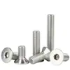 Tornillos de Cabeza Avellanada Hexagonal de Acero Inoxidable M8-M16304 Tornillos de Cabeza Plana Din7991 Tornillos de Copa Plana