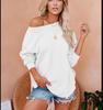 Amazon AliExpress Otoño e Invierno Comercio Exterior Transfronterizo Nueva Ropa Deportiva Europea y Americana para Mujer Casual Manga Larga Jersey Sudadera Color Sólido