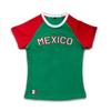 Camiseta retro estética transfronteriza de AliExpress México, chaleco pequeño con estampado de letras, informal, ajustada, de manga corta para mujer
