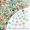 Diamantes Mistos para Nail Art com Ponta de Coração 3mm Mini Diamantes de Formato Especial Acessórios para Nail Art Pilha de Unhas Usável Material de Diamante Atacado