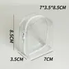 Colgante Temático de Estrellas 8cm Bolsa de Almacenamiento para Figuras de Muñecas para Caminar, Cubierta Protectora de PVC de Alta Transparencia para Figuras, Bolsillo Espesado a Prueba de Polvo para Muñecas