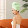 Gorro de Secado de Cabello de Terciopelo Nube para Adultos, Pañuelo para la Cabeza de Mujer, Engrosado, Absorbente, Suave, Toalla para Secar el Cabello de Uso en Casa al por Mayor