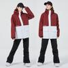 Nuevo traje de esquí de snowboard para hombre y mujer, cálido y grueso, estilo coreano, pantalones de esquí