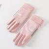 Guantes cálidos de invierno para mujer, ciclismo, a prueba de viento, pantalla táctil, antideslizantes, delgados, con forro polar, guantes de ciclismo, venta al por mayor