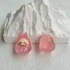 Desenho Animado Luminoso Pequeno Damo Moe Gel de Creme Acessórios para Joias DIY Enfeites Presentes Criativos Pequenos Acessórios de Resina