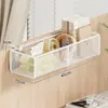 Organizador de Cesta Colgante para Mesita de Noche para Dormitorio Estudiantil, Estante de Almacenamiento para Cabecera de Litera Superior, Tipo Colgante sin Taladro, Estante de Almacenamiento de Gran Capacidad para Snacks