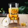 Jarra de Agua Fría de Gran Capacidad para Uso Doméstico, Recipiente de Vidrio Resistente a Altas Temperaturas para Jugos, Recipiente para Bebidas de Té con Frutas, Jarra de Vino