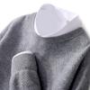 Suéter de lana para hombre, suéter informal de cuello alto de negocios, otoño e invierno, 2022