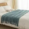 Corredor de Cama para Pousada Estilo Ins Nordic Hotel Escritório Cobertor de Soneca Ar Condicionado Manta de Sofá Manta de Acampamento Manta de Sofá
