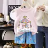 Traje de Chaleco para Niños Algodón Puro Ropa de Verano para Niñas Estilo Coreano Ropa Infantil Nuevo Verano 2025 Conjunto de Dos Piezas para Niños Venta al por Mayor