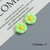 Accesorios de Resina con Flores de Margarita de Colores Pegamento de Crema para Manualidades DIY Funda para Teléfono Móvil Imán para Refrigerador Agujero Hebilla de Zapato Accesorios para el Cabello Accesorios