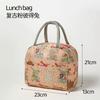 Bolsa de almuerzo para el trabajo, bolsa de aislamiento de papel de aluminio, bolsa de almuerzo portátil, bolsa de almuerzo simple y gruesa, bolsa de almuerzo de moda para salir
